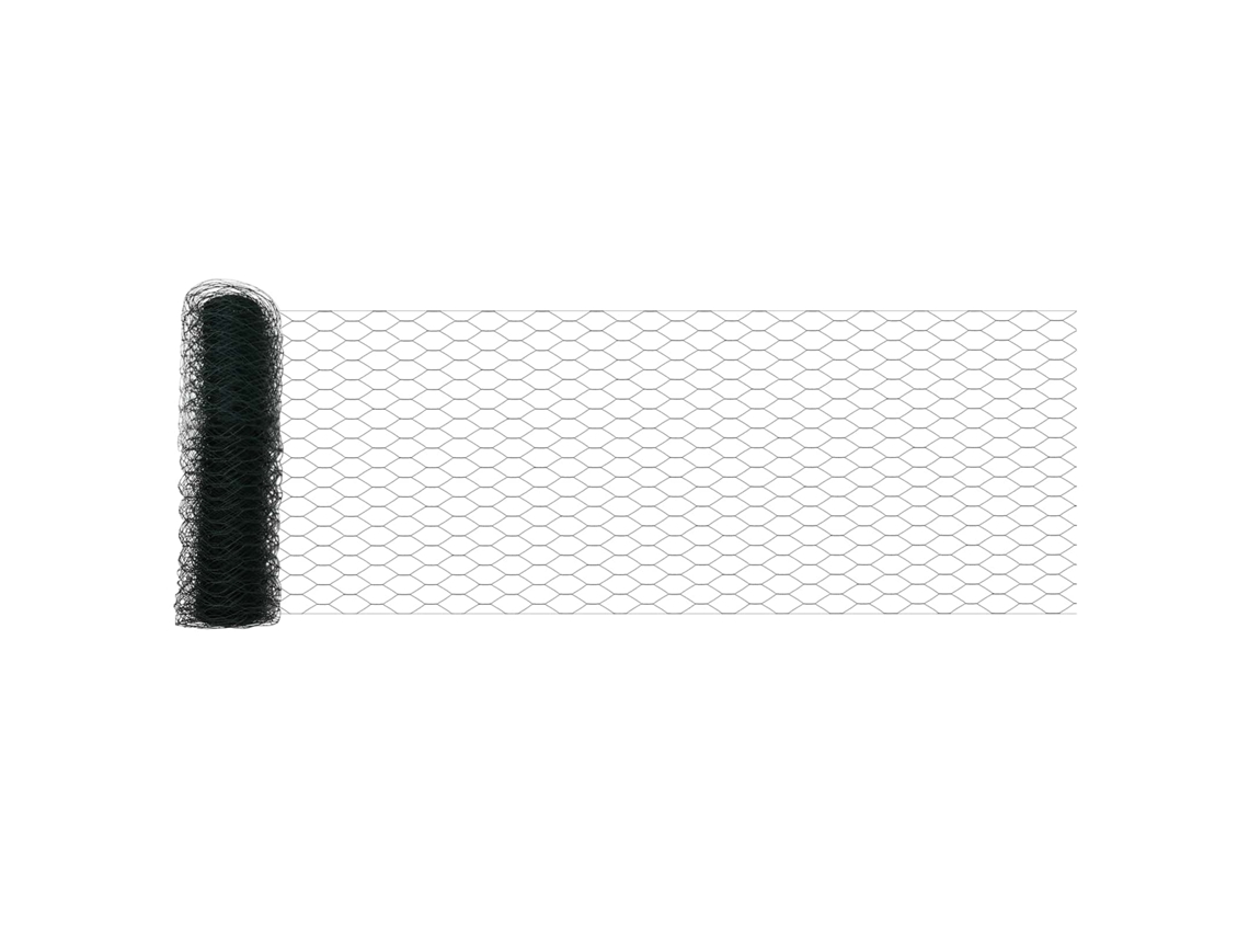 Cerca Hexagonal Verde 0,8 X 10 M Pvc