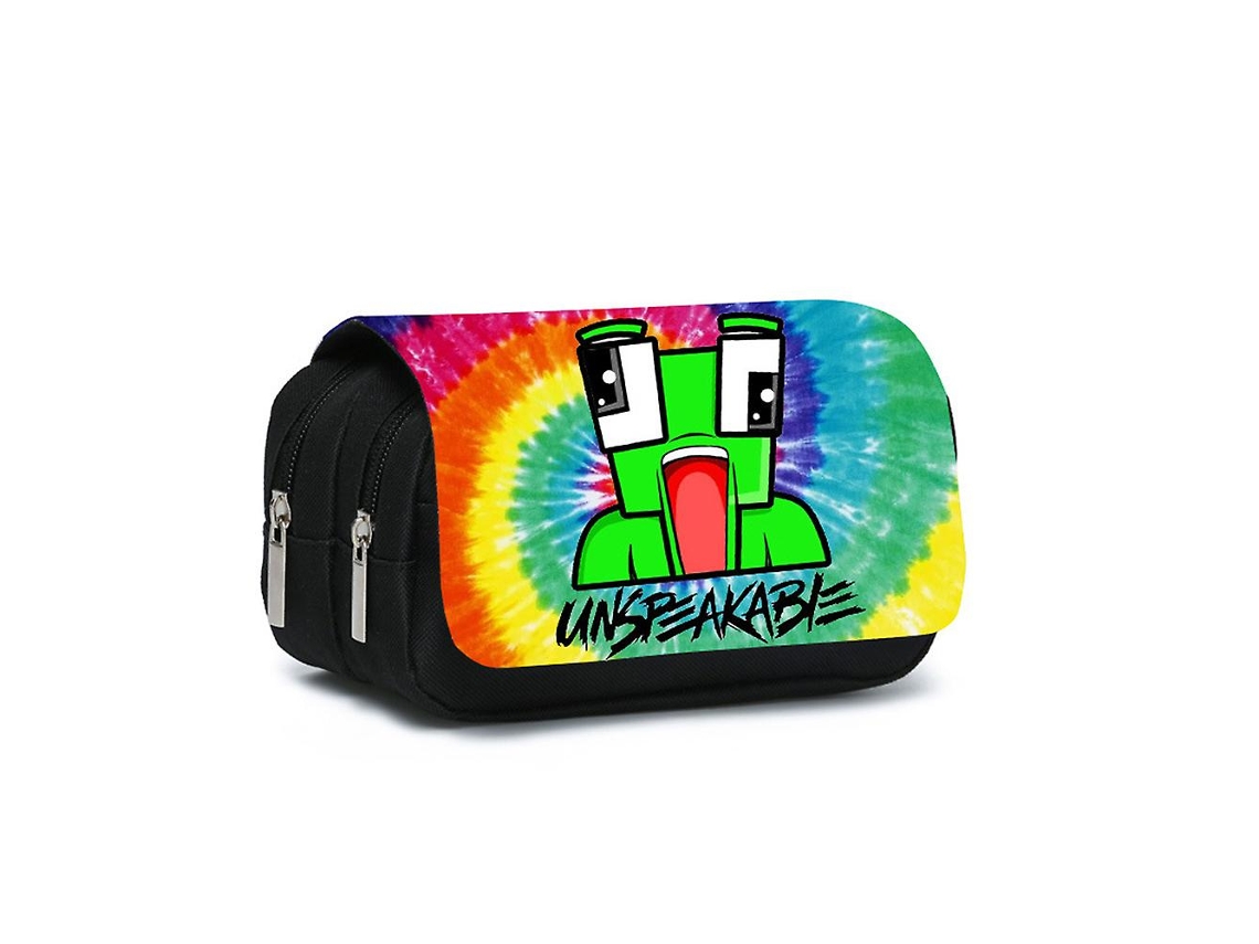Estojo Para Lápis Com Zíper Duplo, Bolsa Para Lápis, Organizador De Material De Escritório Slowmoose
