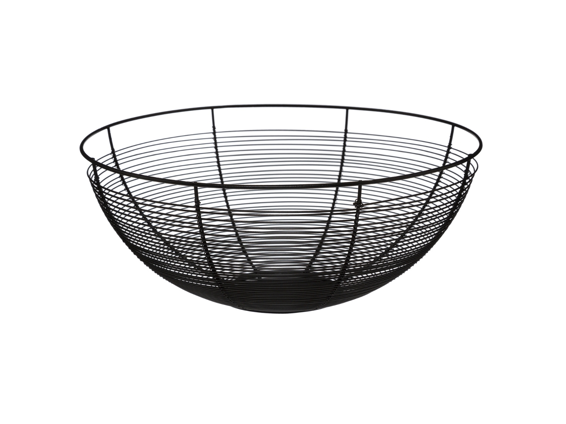 5FiveCesto de Ferro Preto 32Cm 5 FIVE SIMPLY SMART