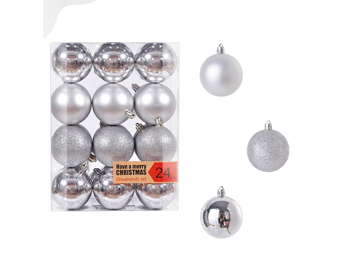 Enfeites de Bola de Natal de 6 Cm Decoração de Árvore de Natal