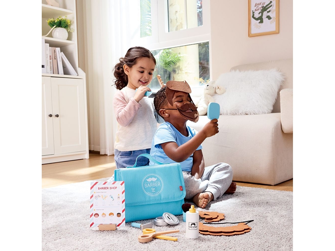 Kit De Cabeleireiro Infantil Hape Snip Style Para Crianças