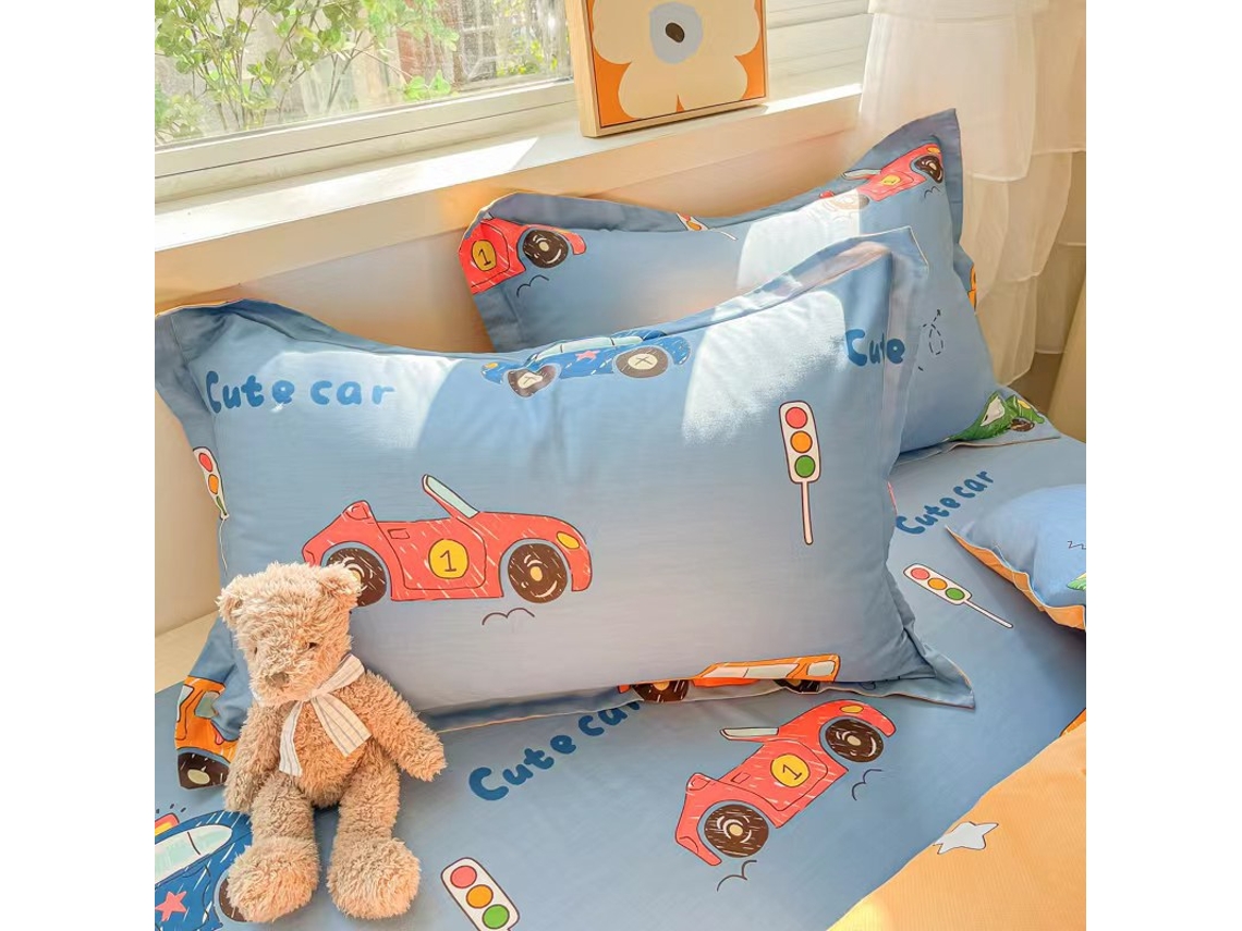 Fronhas de Algodão Laváveis para Conjunto de Quarto 2 Peças Padrão 18 EVELTEK 48x74cmxpair)