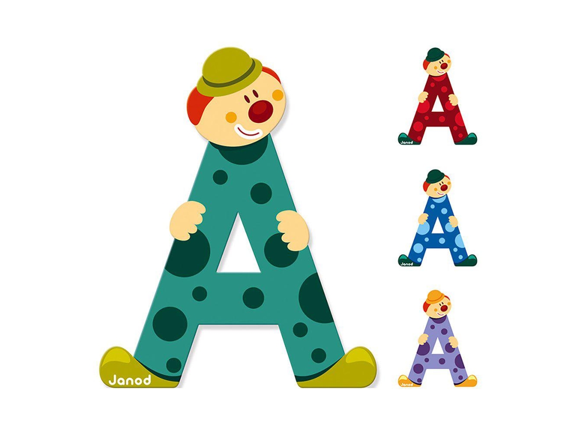 Janod Clown Letter A
