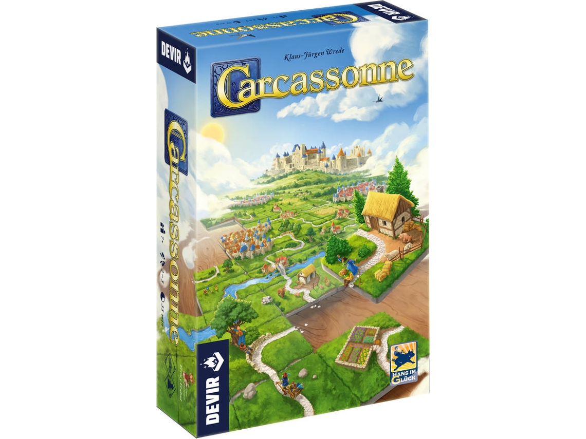 Jogo de Tabuleiro DEVIR Carcassonne (Idade Mínima: 8 - Nível Dificuldade: Intermédio - Português)