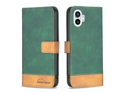 Capa Para Celular For Nothing Phone 1 Bf11 Em Couro Sintético Com Toque Aveludado E Cores Combinando.