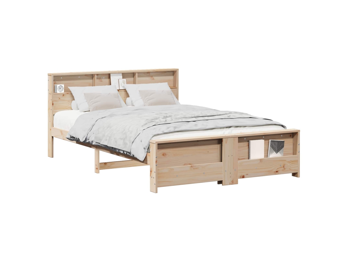 Estrutura da Cama Castanho Madeira Processada MAISON EXCLUSIVE (140x200 cm)