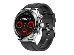 Relógio Inteligente Redondo Bluetooth Resposta Chamada Relógios Termômetro Esportes Gps Rota Rastreamento Smartwatch Masculino para Android I