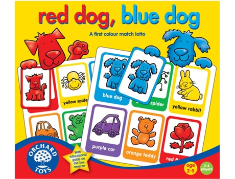 Jogo Educativo  Red Dog, Blue Dog Lotto
