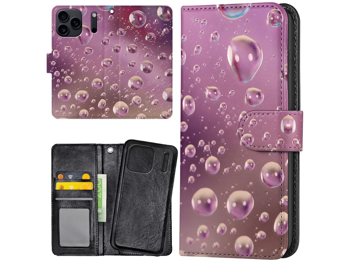 Capa Carteira/capa Com Bolhas Para Iphone 17 Pro Max