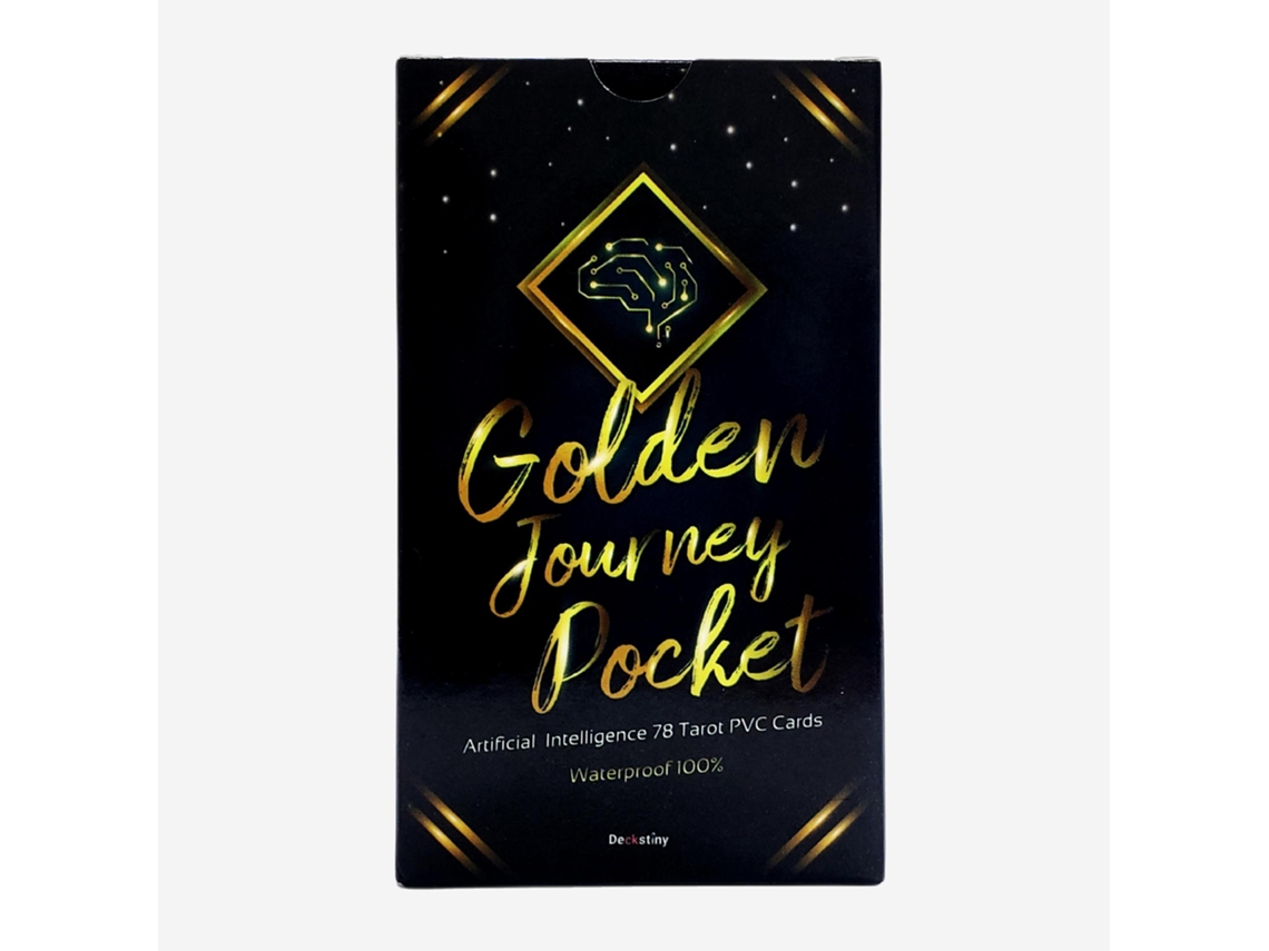 Cartas de Tarô Jornada Dourada 2024 Novas e Populares Cartas 12x7 MDUG