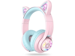 Auscultadores Bluetooth Bestvite (on Ear - Microauriculares - Noise Cancelling - Rosa)