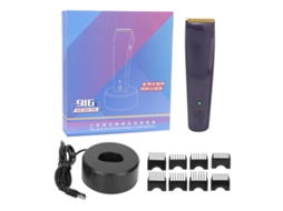 2026 cortadora de Cabelo Elétrico Sem Fio de Aço Inoxidável Profissional Kit de Corte e Barbear para Homens Preto