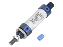 Cilindro Pneumático De 25mm Duplo Efeito Com Haste Única Em Alumínio Laxiscreed