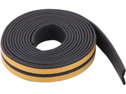Adesivo Ruilogod Family Fita Para Portas E Janelas, 2x 2, Compressão 5m, Preta