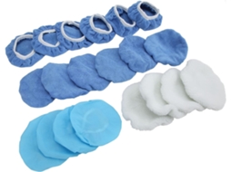 Conjunto De 20 Discos Polimento Microfibra 6 Polegadas Para Carros,
