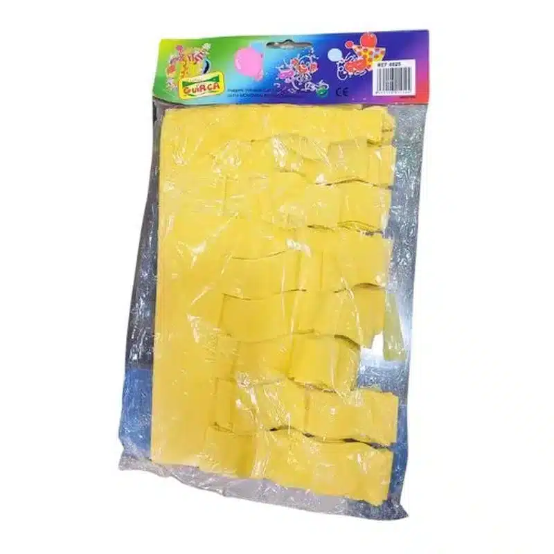 Bolsa Con Flecos Amarillos De 25 M 8825 Guirca Guircap19