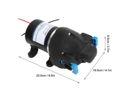 Laxiscreed Bomba De Alta Pressão Com Diafragma, 2.1gpm, Dc12v Para Sistemas De Refrigeração
