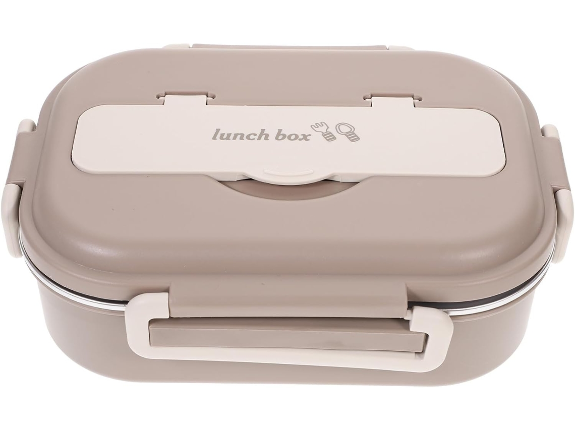 Marmita Bento Em Aço Inoxidável Para 1000ml, Com Boa Vedação E Grande Capacidade, Ideal Para Levar O Almoço Escritório E