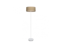 Jerte Salon Foot 1xe27 Branco/natural 165x40x40 Cm Fabrilamp