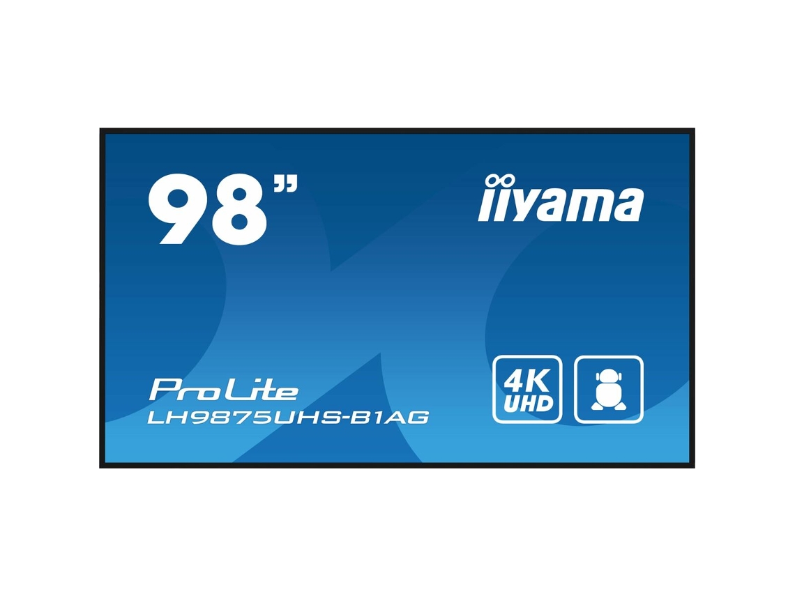 Monitor IIYAMA PROLITE (Preto - LCD - LCD - 98'' - 8 ms)