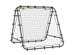 Rede Rebote Futebol Dupla Face 5 Níveis Aço Preto 100x95x90cm