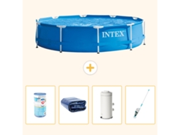 Intex Piscina Com Estrutura Redonda - 366x76 Cm - 5-peças S120
