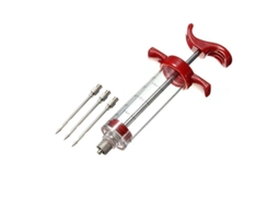 2026 jeringa de Marinado de 30ml com 3 Agulhas de Aço Inoxidável para Carne, Frango, Boi, Peru, Churrasco, Assado
