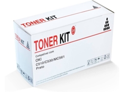 Toner TONER KIT OKI  C510/C530/MC561 Preto (ZZZOKC510BK) — Preto