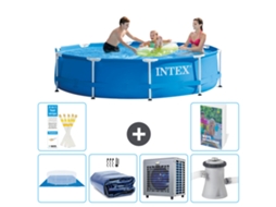 Intex Piscina Com Estrutura Redonda - 305x76 Cm - 7-peças S124