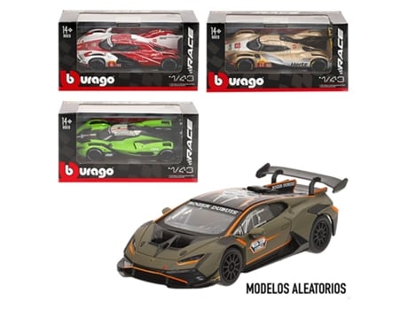 Colorbaby Burago Coche De Metal Escala 1 43 Racing Series 2025 V1 Modelo Surtido Colorbabyp25 (1 Unidad Por Artículo Comprado)