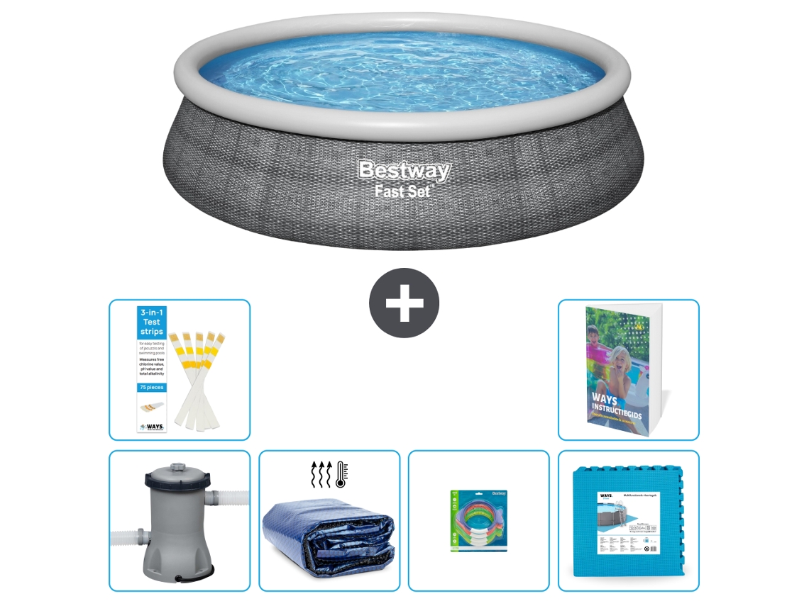 Bestway Piscina Bestway Fast Set Redonda - 457x84 Cm - 7-peças S229