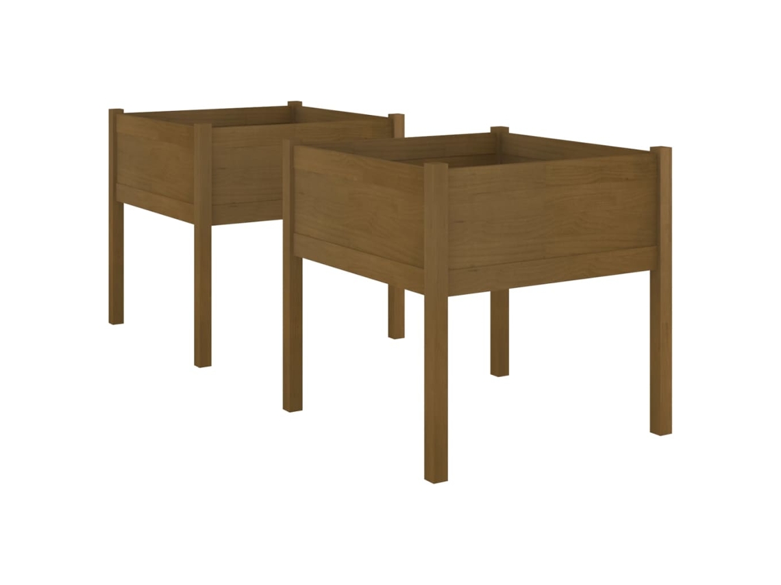 Garden Planter, Garden Planters Vidaxl Marrom Madeira De Pinho (n/a)