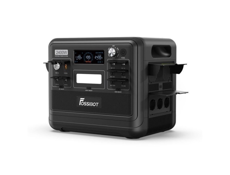 F2400 Gerador Elétrico Portátil, 2048wh Lifepo4 2400w Estação De Energia Elétrica, 4800w Pique Central Elétrica, Rv Fossibot