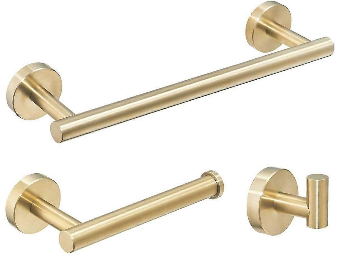 Acessórios De Banheiro Em Ouro Barras, Suportes Para Toalhas, Porta Anéis E Trilhos