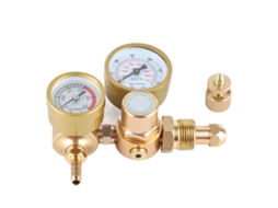 Regulador De Soldadura De Gás Argônio Co2 Com Medidor De Fluxo Tig Mig, Válvula Redutora De Pressão 4500psi, Saída 1/4in 6.605gpm