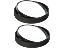 Espelho Retrovisor De Ponto Cego 360° Para Carro Com Moldura Preta Sem Aro, Espelho Auxiliar