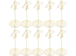Clipes Metal Dourado Fotos Mesas Design Exclusivo Avião Resistente Conjunto 10 Unidades Decoração Casamentos GOKOCO