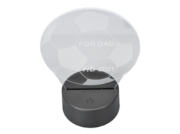 Laxiscreed Luz Noturna 3d De Futebol Com Led Multicolorido E Interruptor Táctil Para Quarto Adulto E Infantil