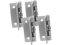 Conjunto De 4 Dobradiças Mola Reforçadas Em Aço Inoxidável Com