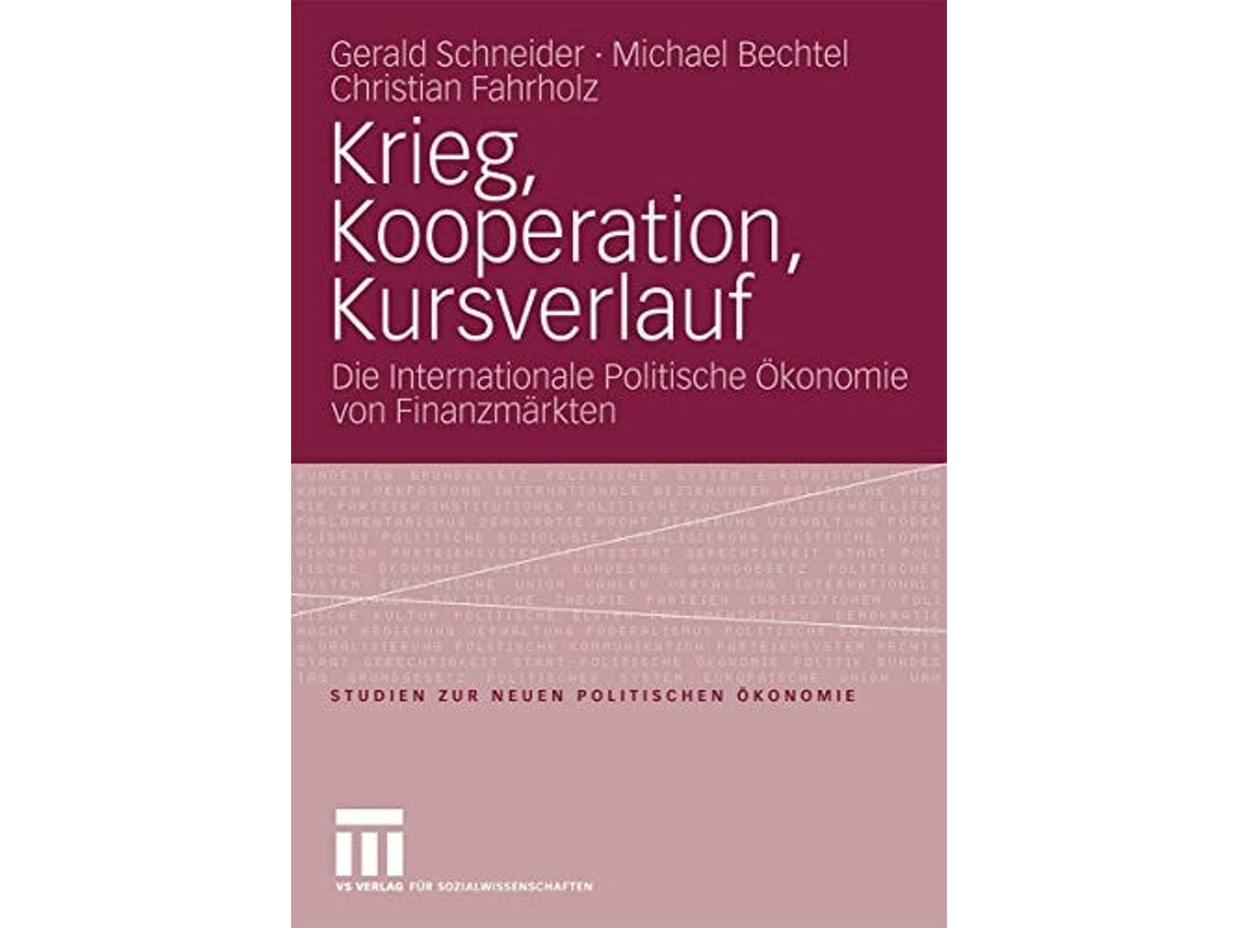 Livro Krieg, Kooperation, Kursverlauf De Gerald Schneider, Michael Bechtel Et Al. (alemão)