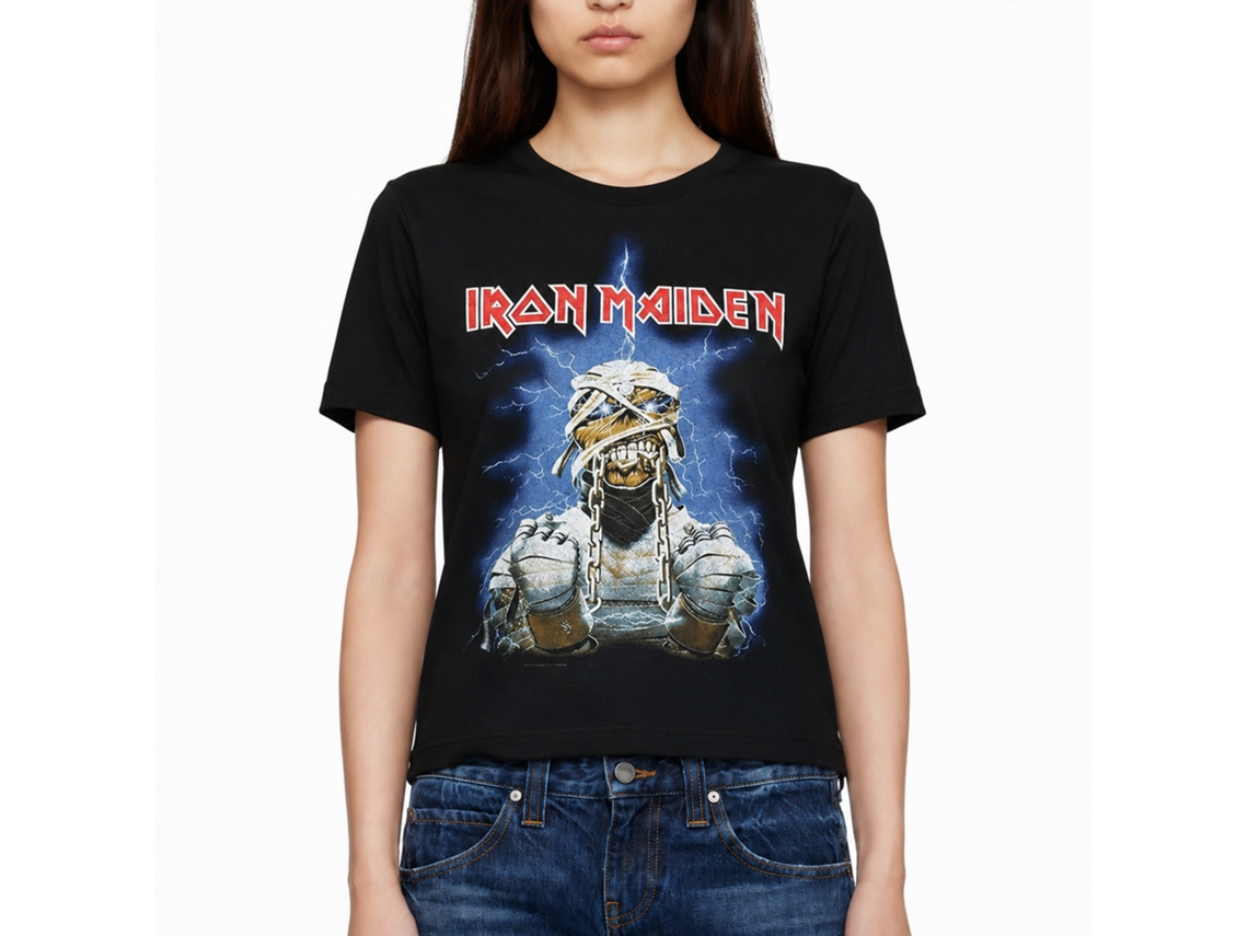 Iron Maiden World Slavery Tour 84-85 T-shirt Unisex Adults Size:m