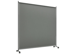 Painel De Privacidade, Biombo Exterior Com Rodas Para Jardim, Terraço, Varanda - Dim. 183l X 30l X 181h Cm - Cinza