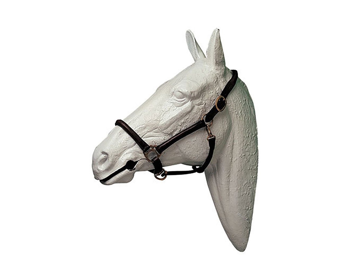 Cabeçada de Couro Grande Beige Cobhispano Hipica