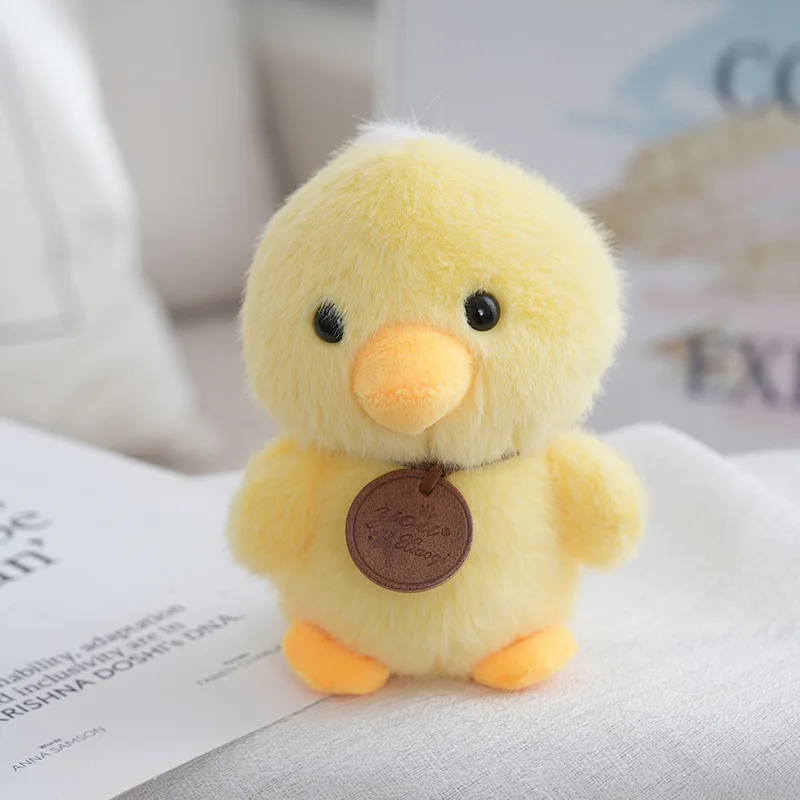 Chaveiro de Pelúcia de Patinho Fofo para Bolsas e Acessórios. MDUG