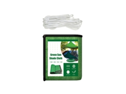 Rede Sombra Criptografada Amz 2x4m Jardim Exterior