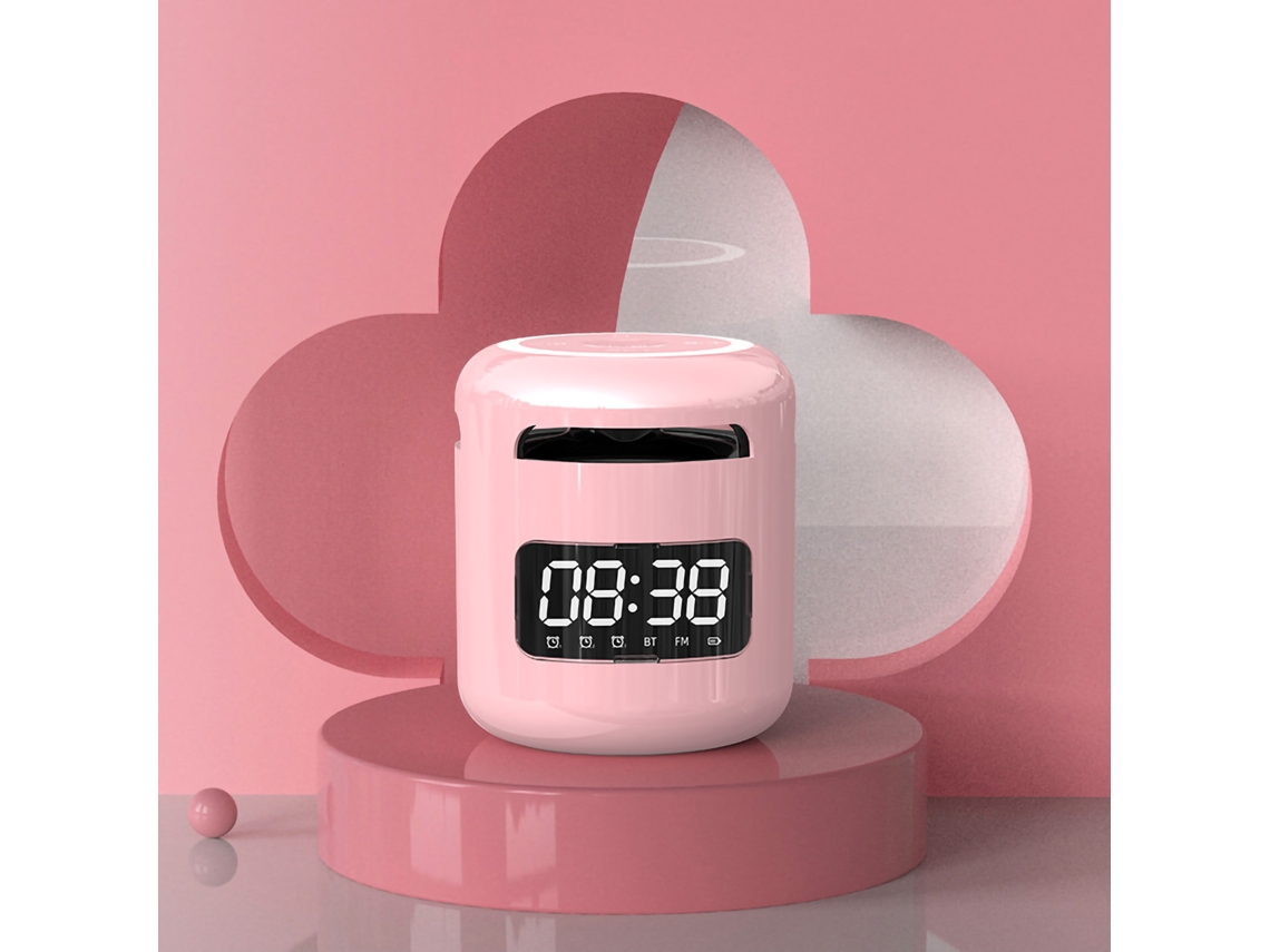 Caixa de Som Bluetooth Portátil Rosa CHABERLU