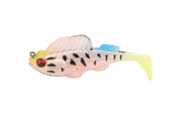 Lure (anti-snagging With Black King Kong Hooks) Jumping Fish Soft Bait 75mm/13g Pink Black