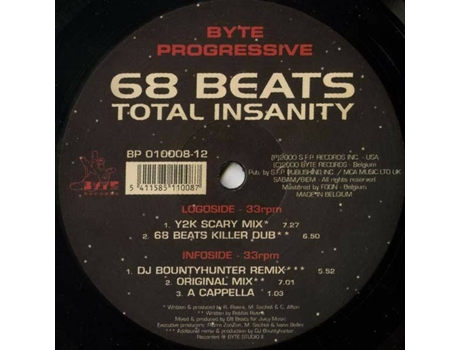 Vinil Total Insanity Byte Progressive
