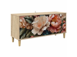 Vidaxl Gabinete Para Tv Borne 102 X 33 X 50 Cm Sonoma