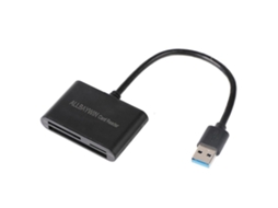 Cabo De Dados Flash Compacto Usb 3 Em 1 Portas Usb 3.0 Leitor De Cartão Sd/micro-sd/tf*